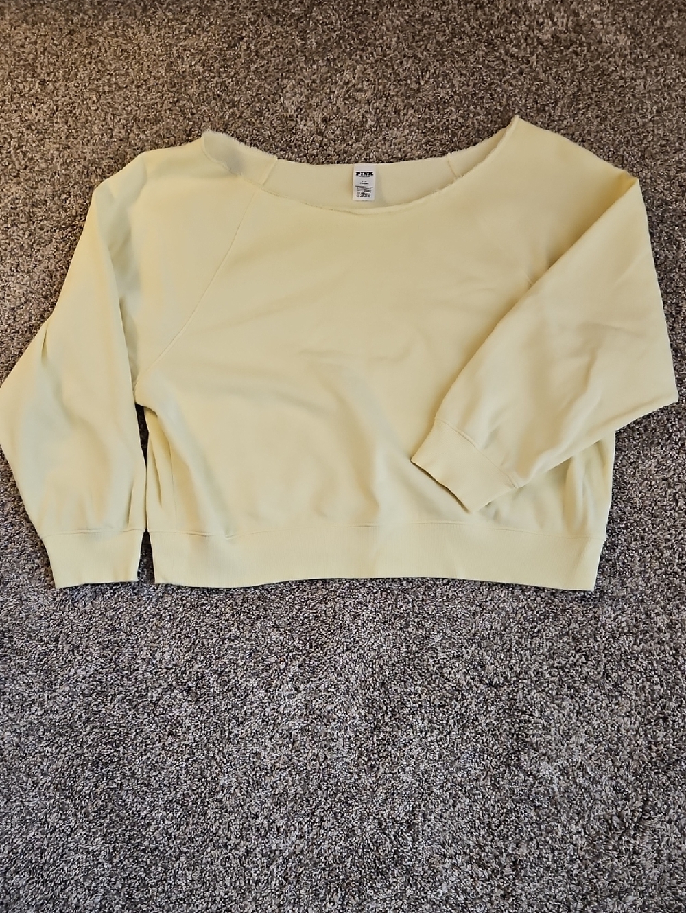 VS PINK off Shoulder Sweatshirt